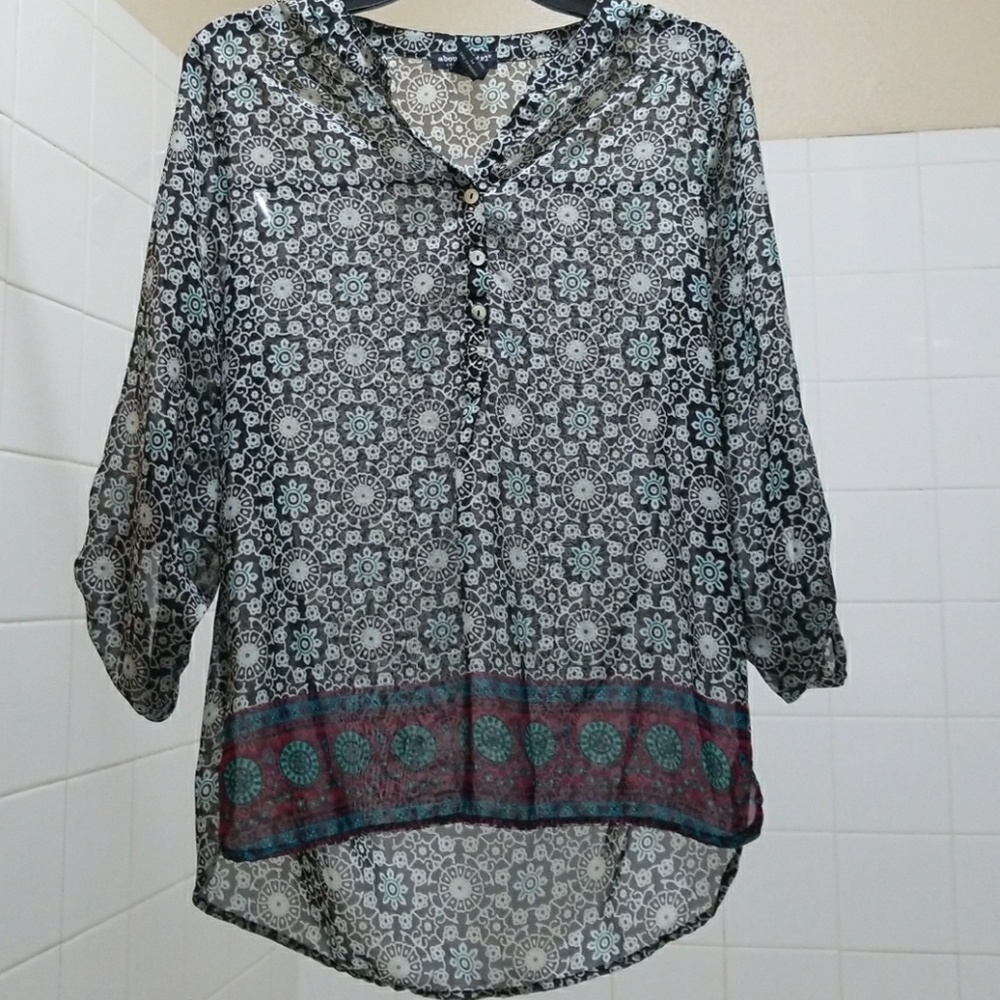 Bohemian Sheer Tunic